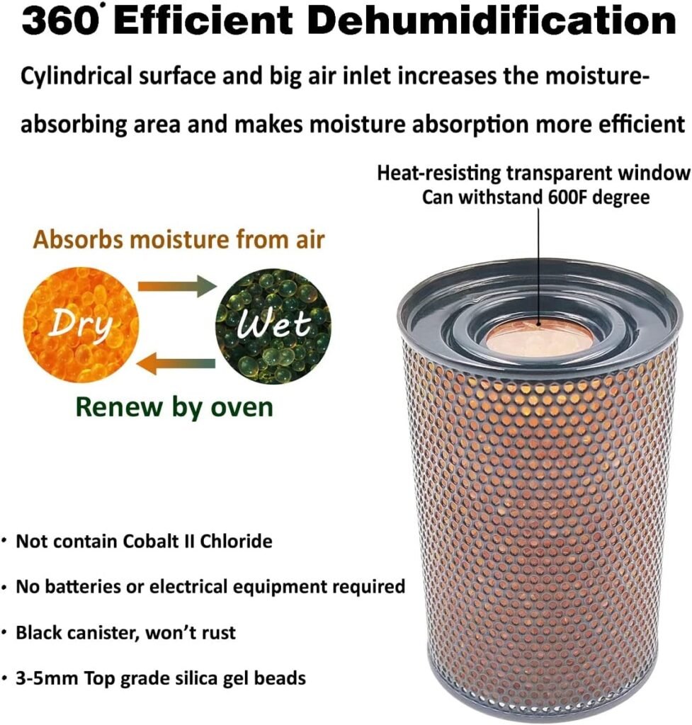 Dehumidifier for Gun Safe, Moisture Absorbers, ECCEPOPU 400g Reusable Desiccant Canister for Safe, Cabinet, Tool Box(3 Units)